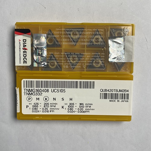 Mitsubishi TNMG160408 UC5105 Industrial Tungsten Carbide for steel and cast iron